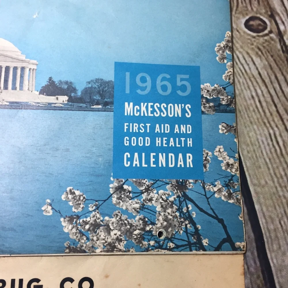 Vintage 1965 Montlake Drug Seattle area calendar